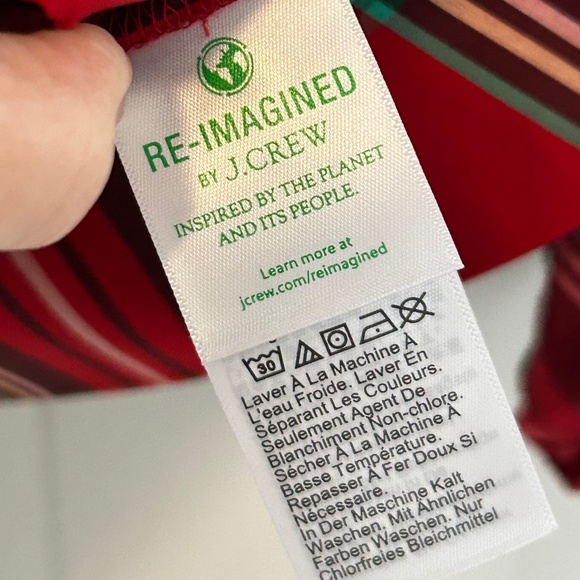 NWT J. Crew Puff-Sleeve top Good Tidings plaid XS - Picture 11 of 14